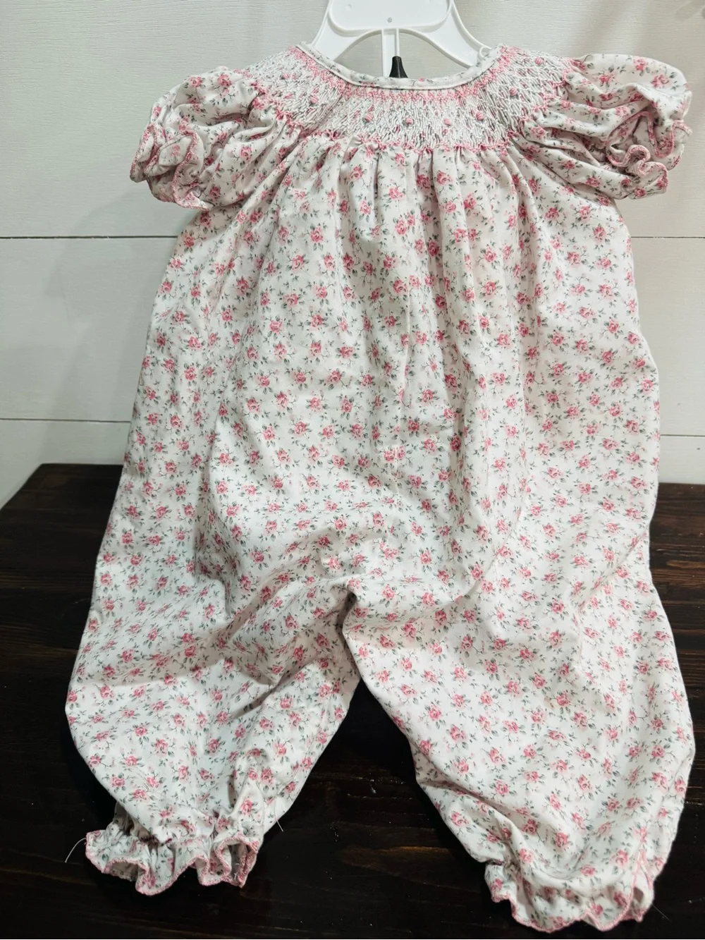 Edgehill Collection Pink Floral Knit Women’s Sweater